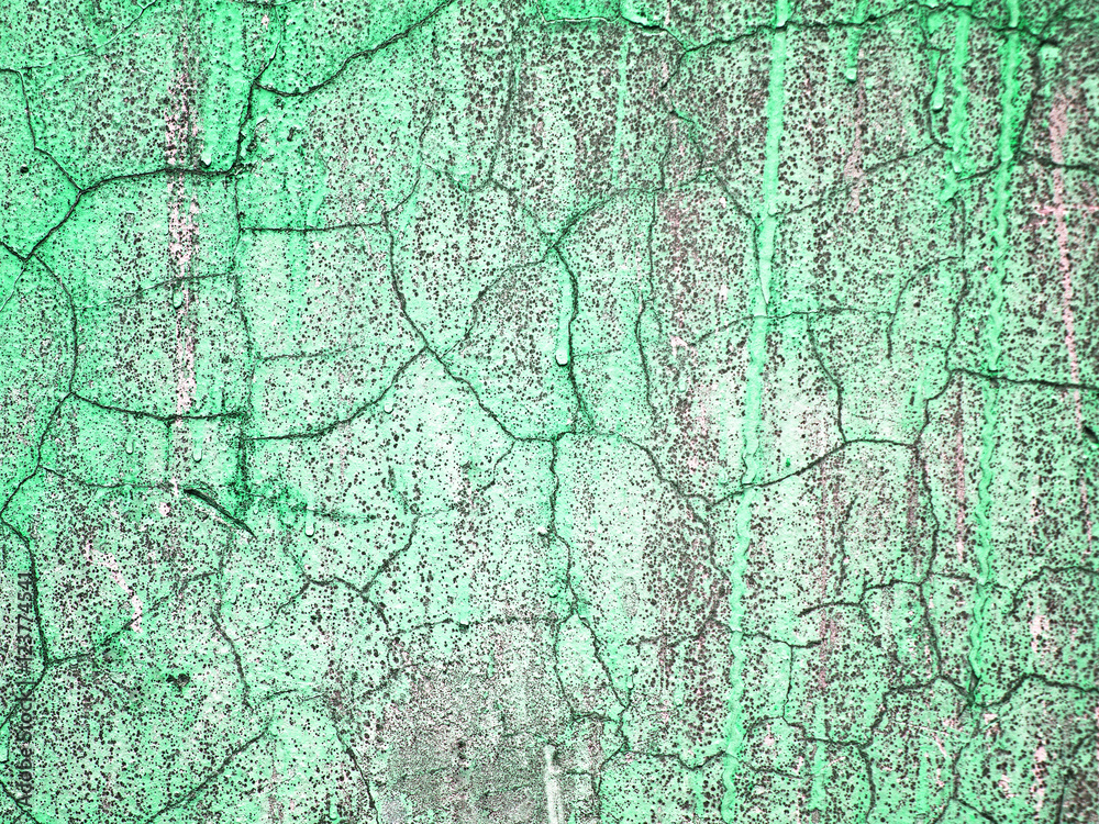 background made with a texture of a green wall