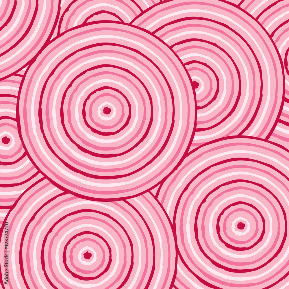 Abstract Aboriginal line painting in vector format.