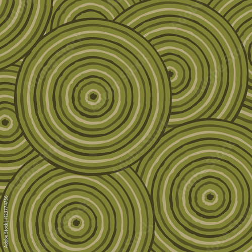 Abstract Aboriginal line painting in vector format.