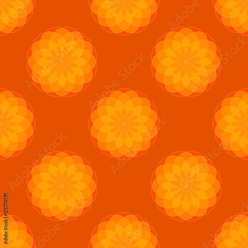 Seamless color pattern. Circles vector pattern.