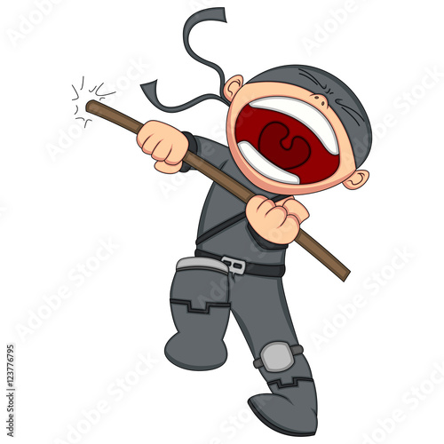 Cute Ninja Cartoon