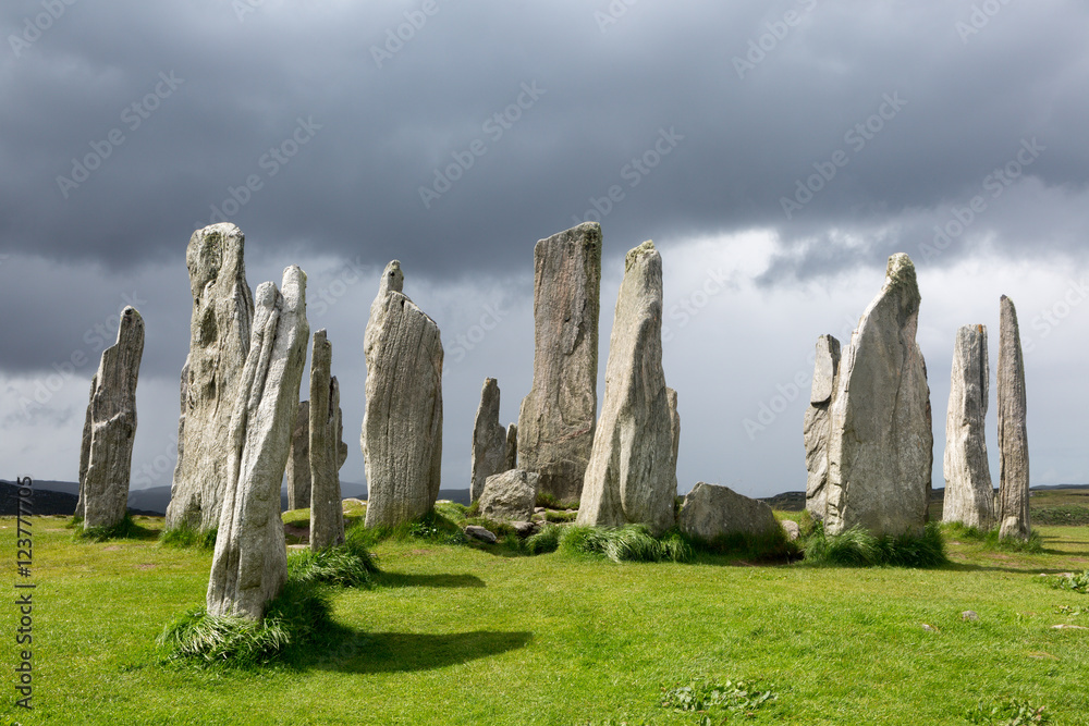 Standing stones in Scotland
