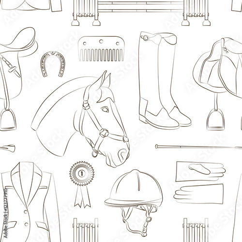 Horse riding pattern