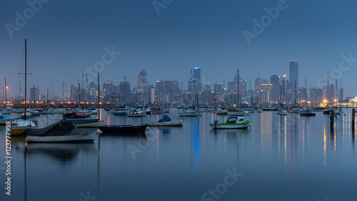 Melbourne from Williamstown © mark galer