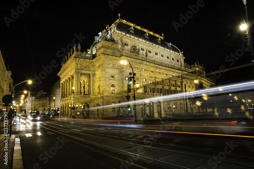 The historic National Theater in Prague, Czech Republic