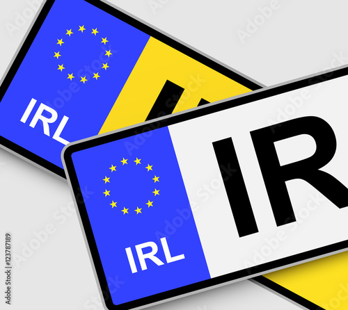 Irish Licence Plates