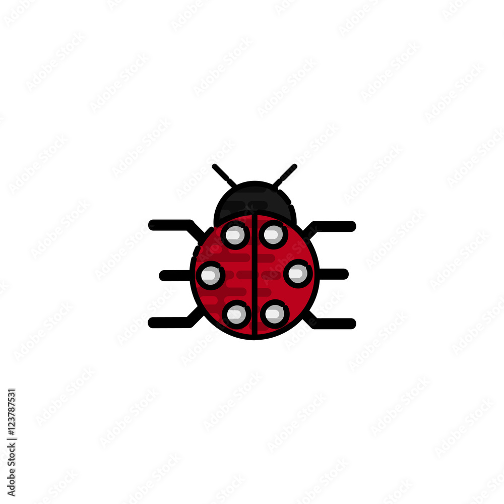 Insects flat icon Insects flat icon