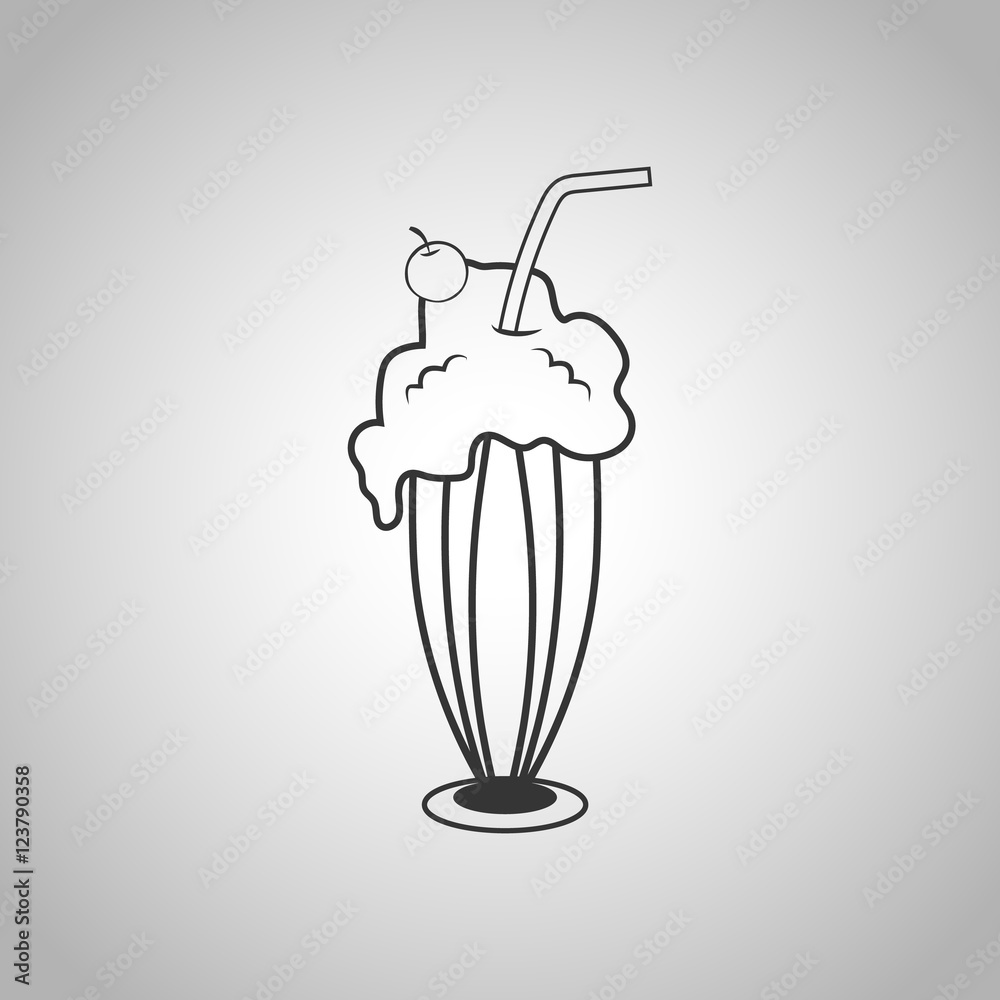 milk shake icon milk shake icon