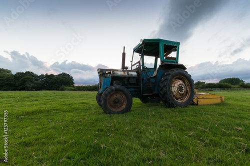 Tractor in a Field