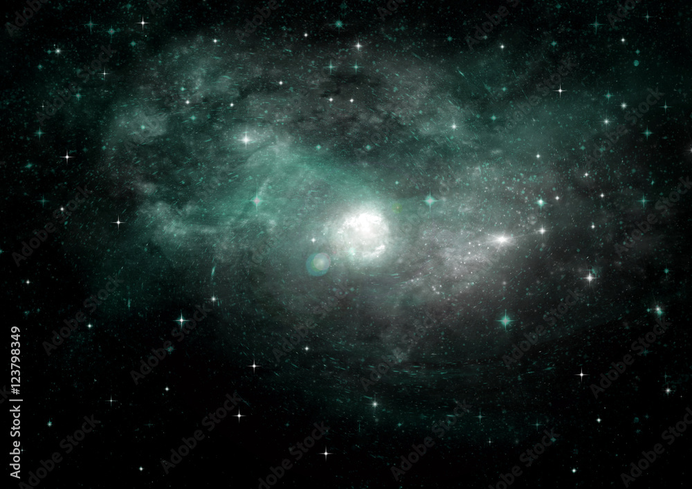 Fototapeta premium galaktyka w wolnej przestrzeni