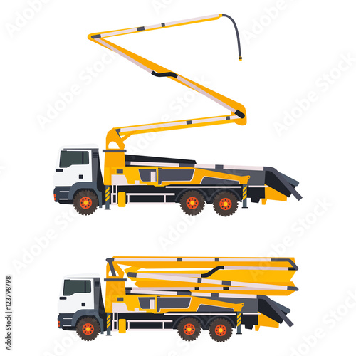 concrete pump two status