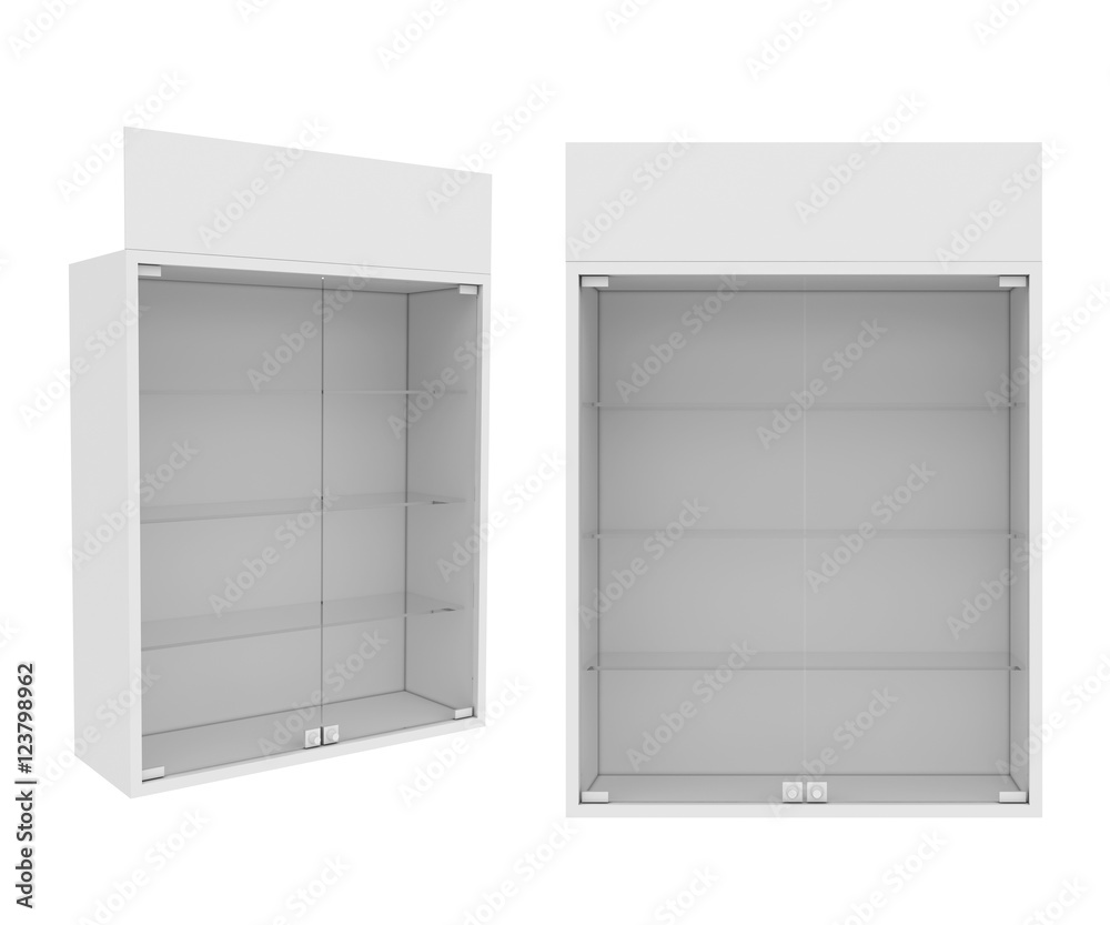wardrobe Isolated on White Background, 3D rendering wardrobe Isolated on White Background, 3D rendering