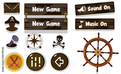 Pirate GUI for games