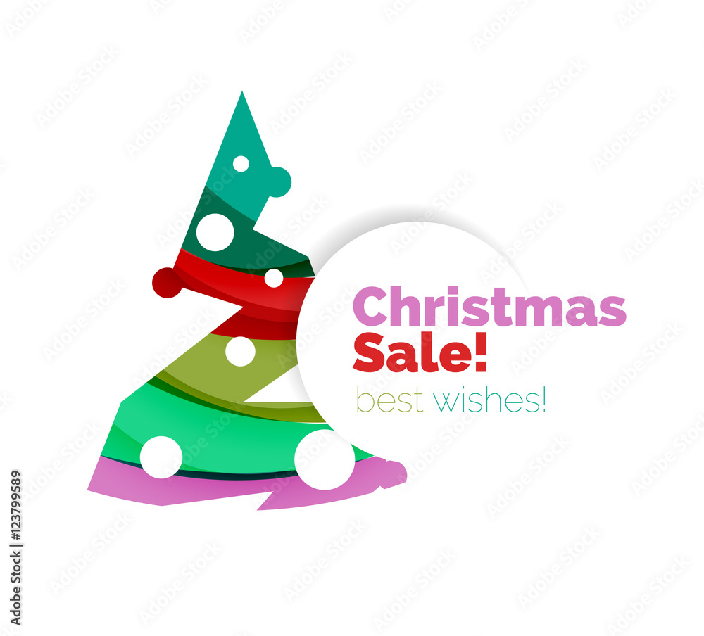 Christmas geometric abstract sale promo banner Christmas geometric abstract sale promo banner