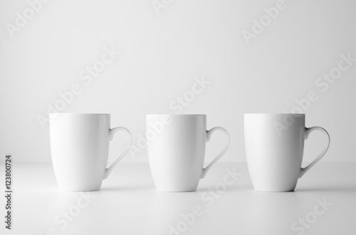 Mug Mock-Up - Three Mugs