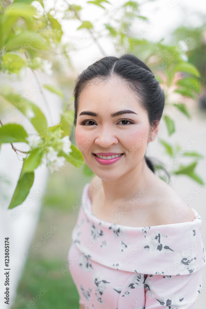 Asian girl enjoy her happy time Asian girl enjoy her happy time