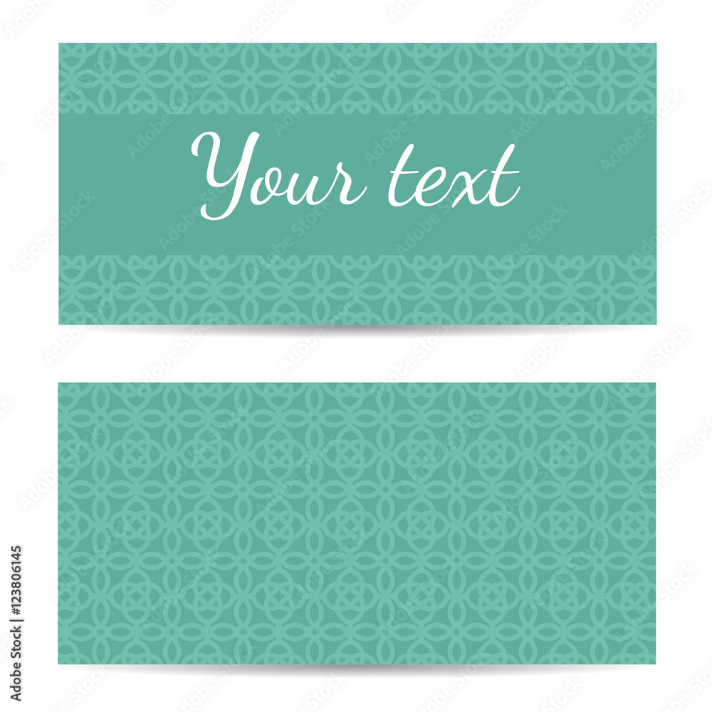 Set of abstract template banners  with space for text. Vector il