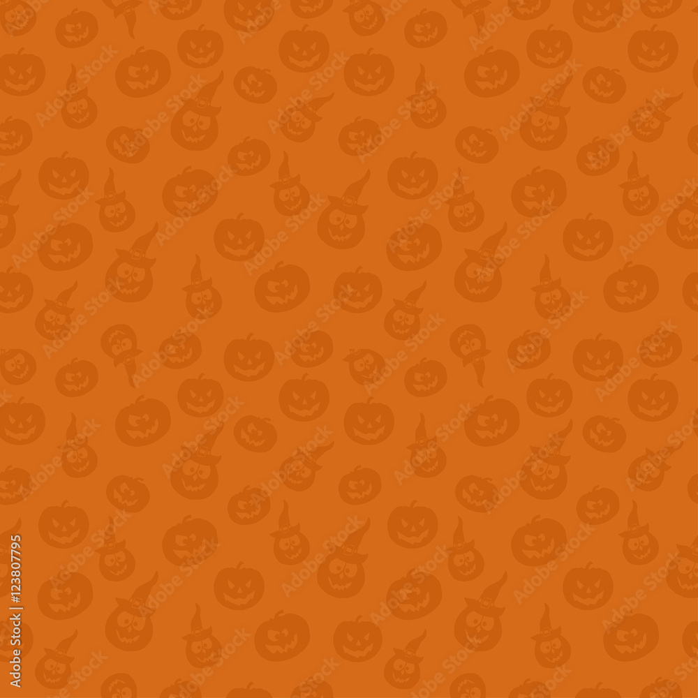 Art seamless pattern for Happy Halloween background. Design temp