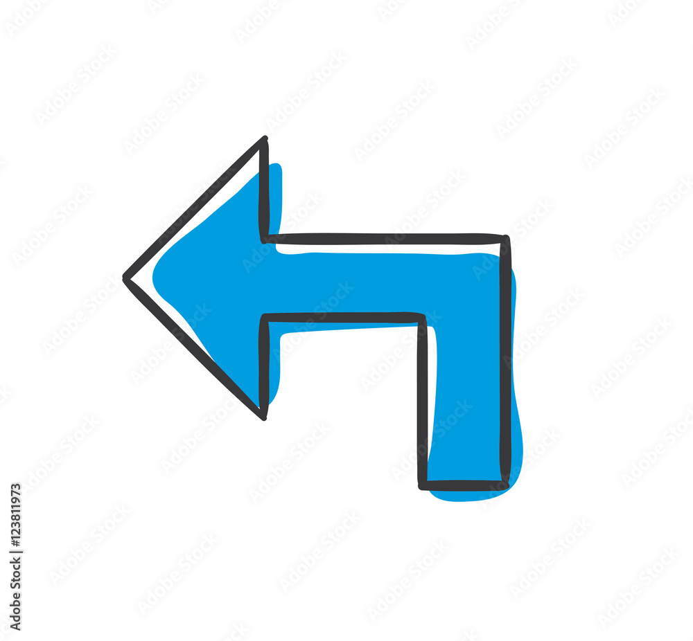 Stick Figure Series Icon / Pfeil links Stick Figure Series Icon / Pfeil links