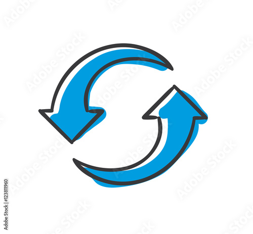 Stick Figure Series Icon / Kreislauf