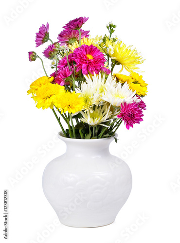 flower vase isolated on white © boonchuay1970