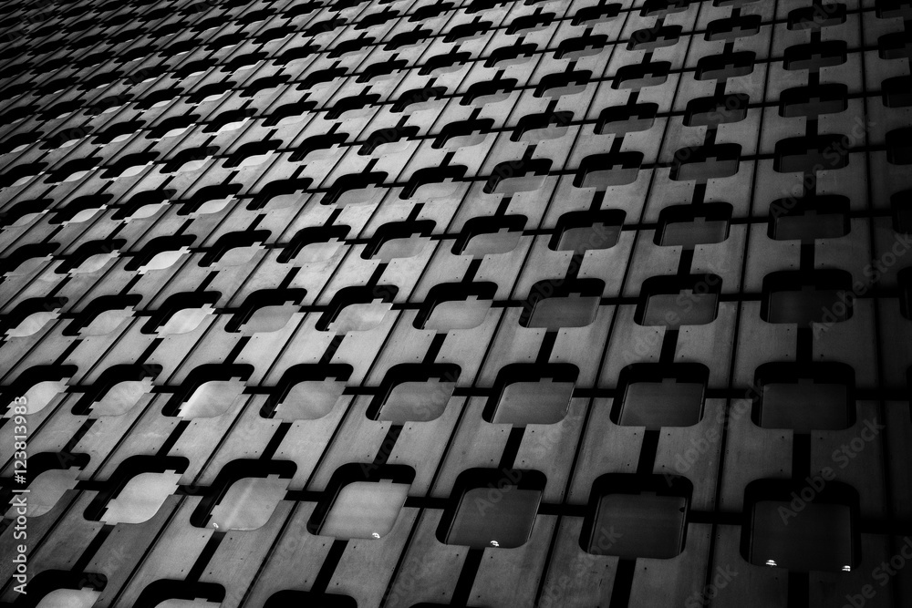 Windows of modern office building Windows of modern office building
