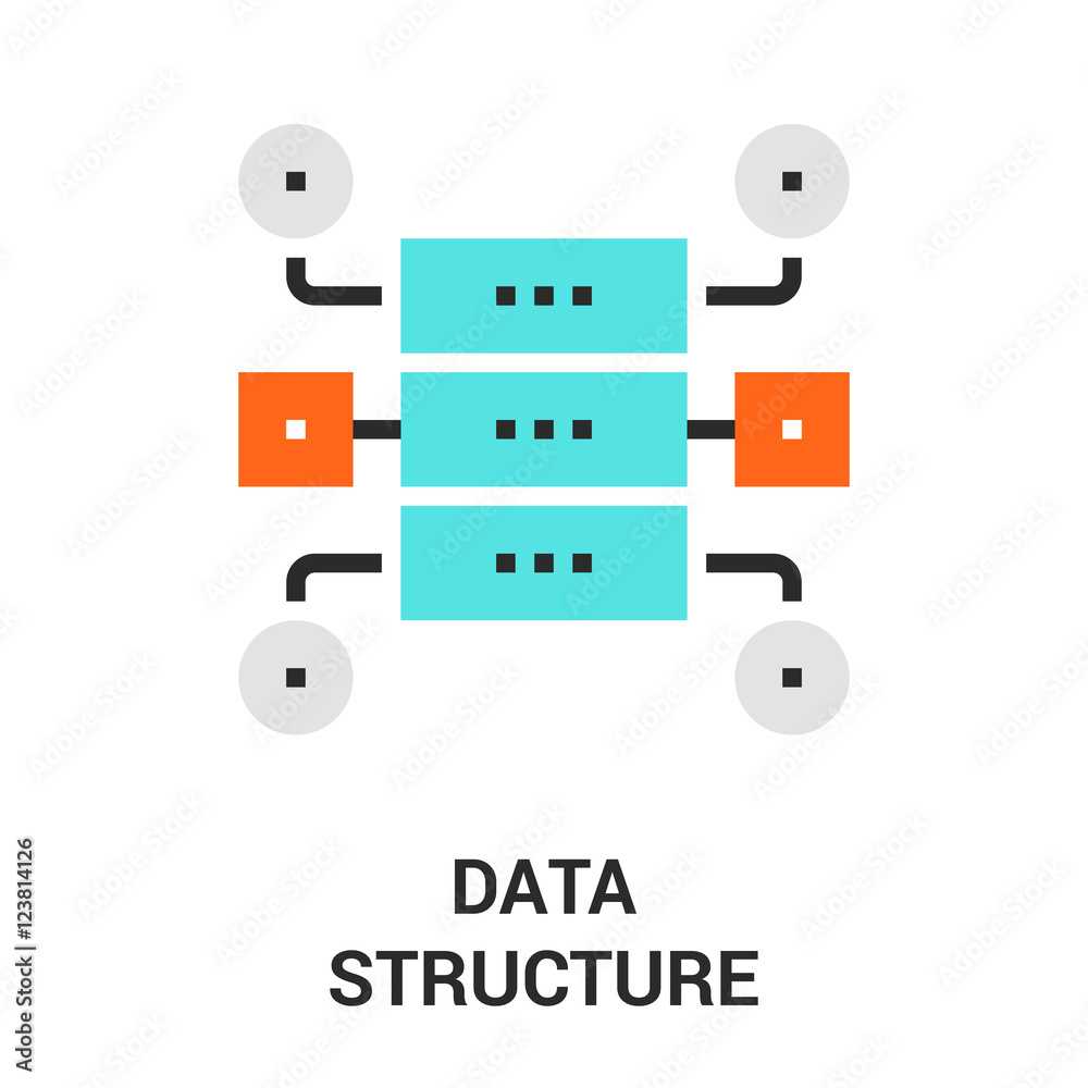 data structure icon Stock Vector | Adobe Stock