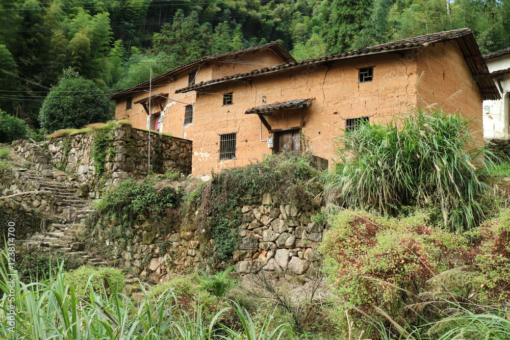 Chinese traditional mud house 