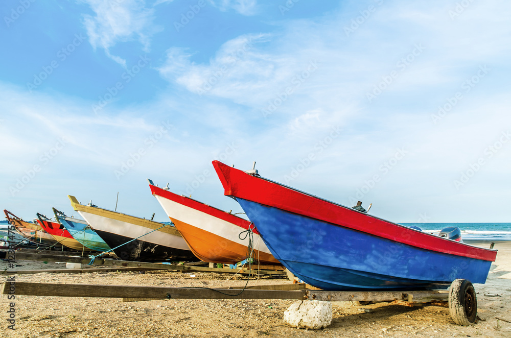 Fototapeta premium Boat on the beach