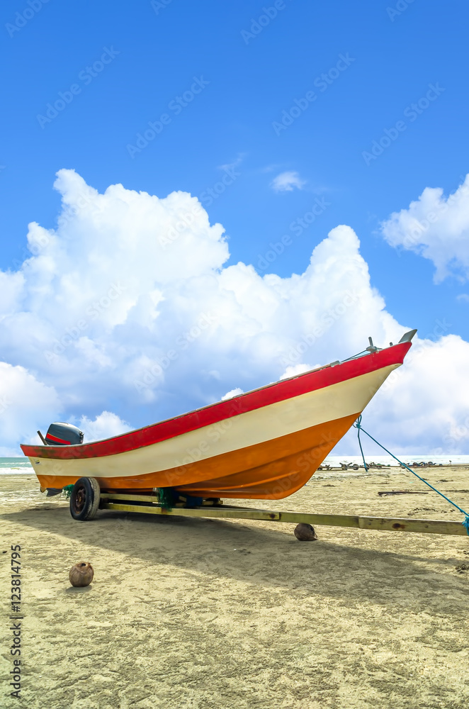 Fototapeta premium Boat on the beach