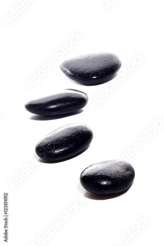 Zen pebbles. Stone spa and healthcare concept.