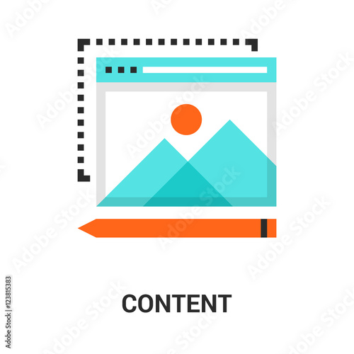 content icon concept