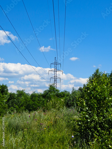 High voltage power line