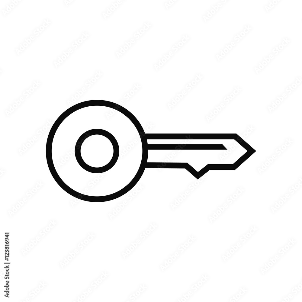 Key icon vector Key icon vector
