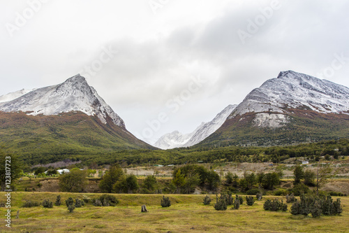 Glacier valley in Patagonia