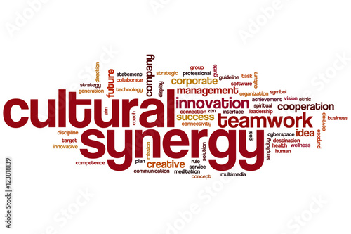 Cultural synergy word cloud