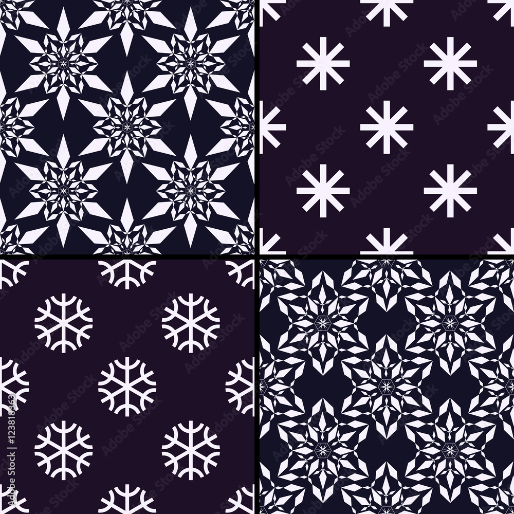 Seamless patterns set