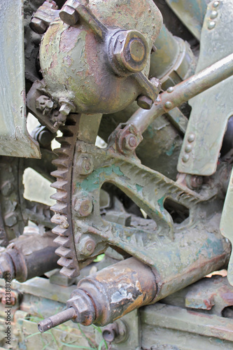 Old Russian Artillery - close up of detail