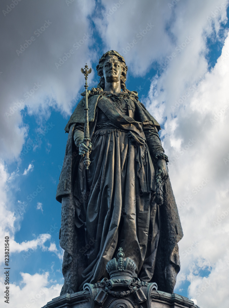 Fototapeta premium Monument to Catherine the Great, Saint Petersburg, Russia