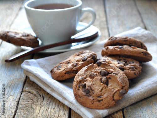 Fotografi Печенье и кофе.