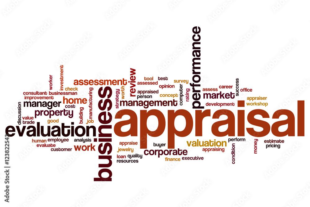 Appraisal word cloud