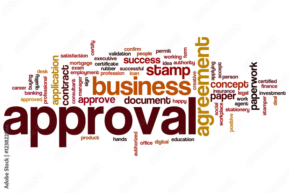 Approval word cloud Approval word cloud