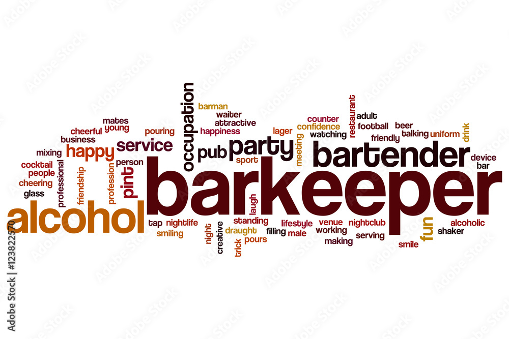 Barkeeper word cloud