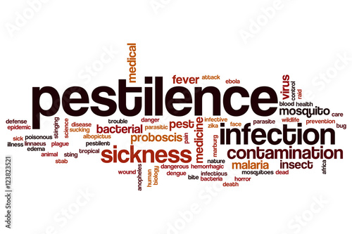 Pestilence word cloud