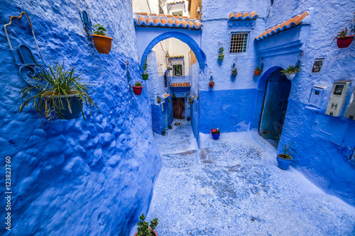 Famous blue city of Chefchaouen, Morocco. © Mariana Ianovska