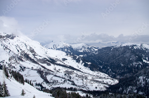 Montée du col des Aravis