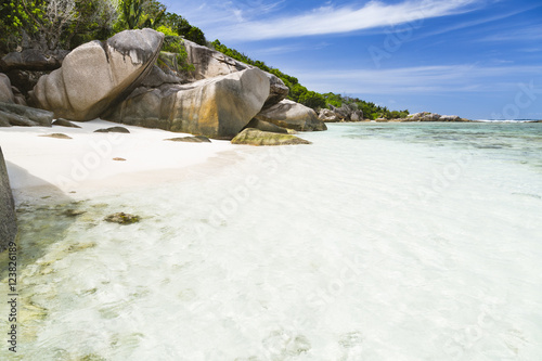 Beautiful Anse Pierrot  La Digue  Seychelles