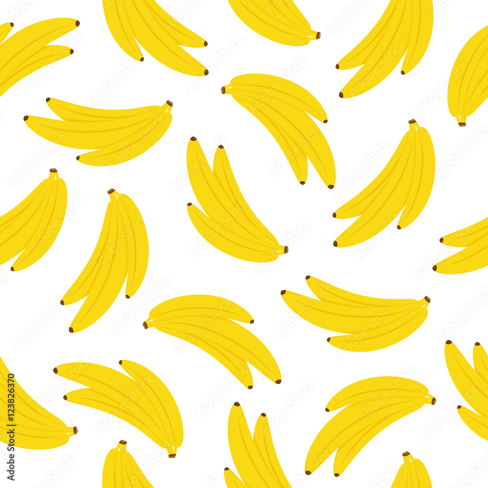 Seamless pattern with bananas Seamless pattern with bananas