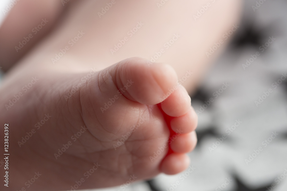 Cute small tiny newborn baby foot Cute small tiny newborn baby foot