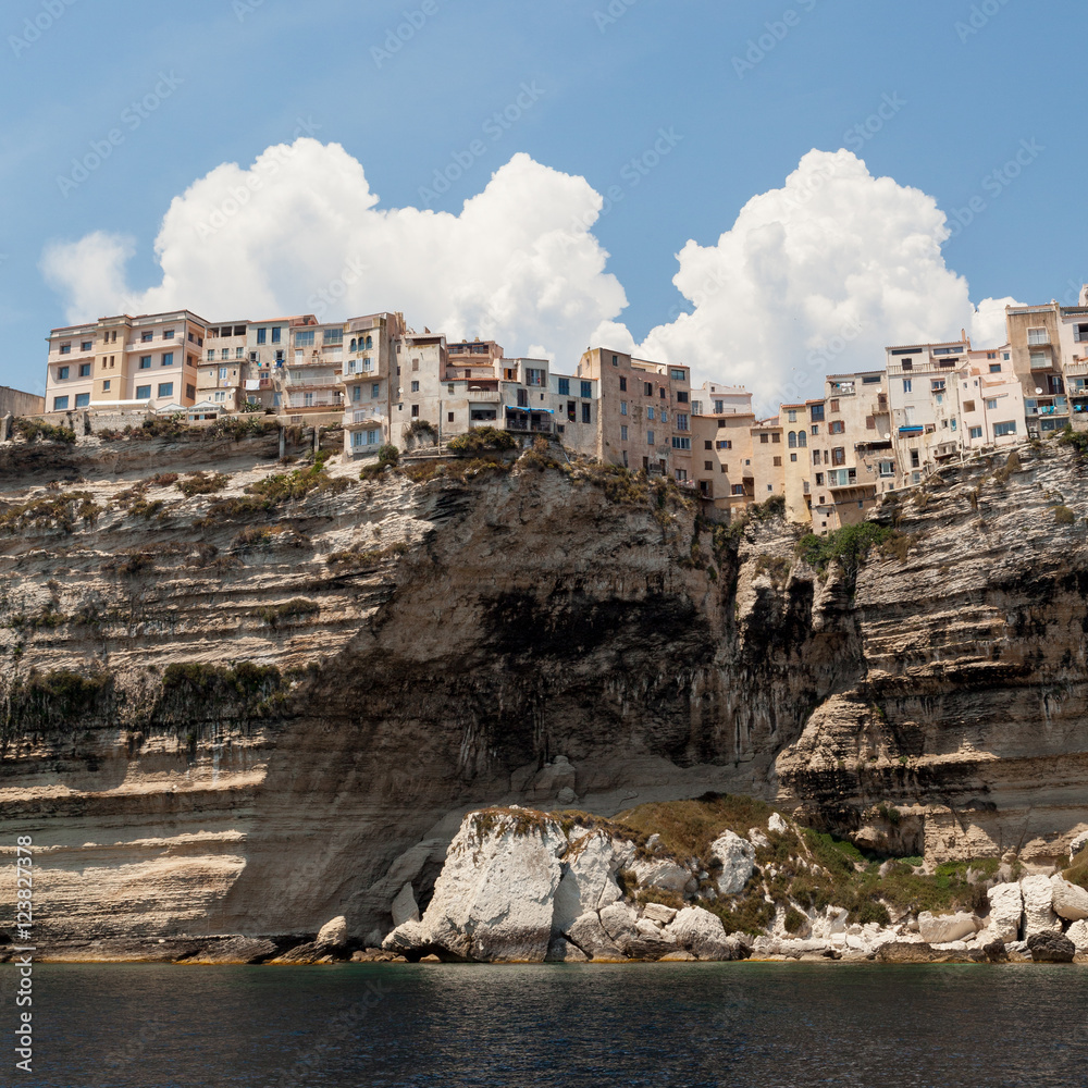 Bonifacio depuis la mer, Corse